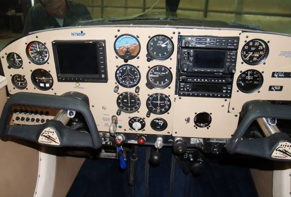 panelnew.jpg| Sequim Flight instructor Scott Brooksby